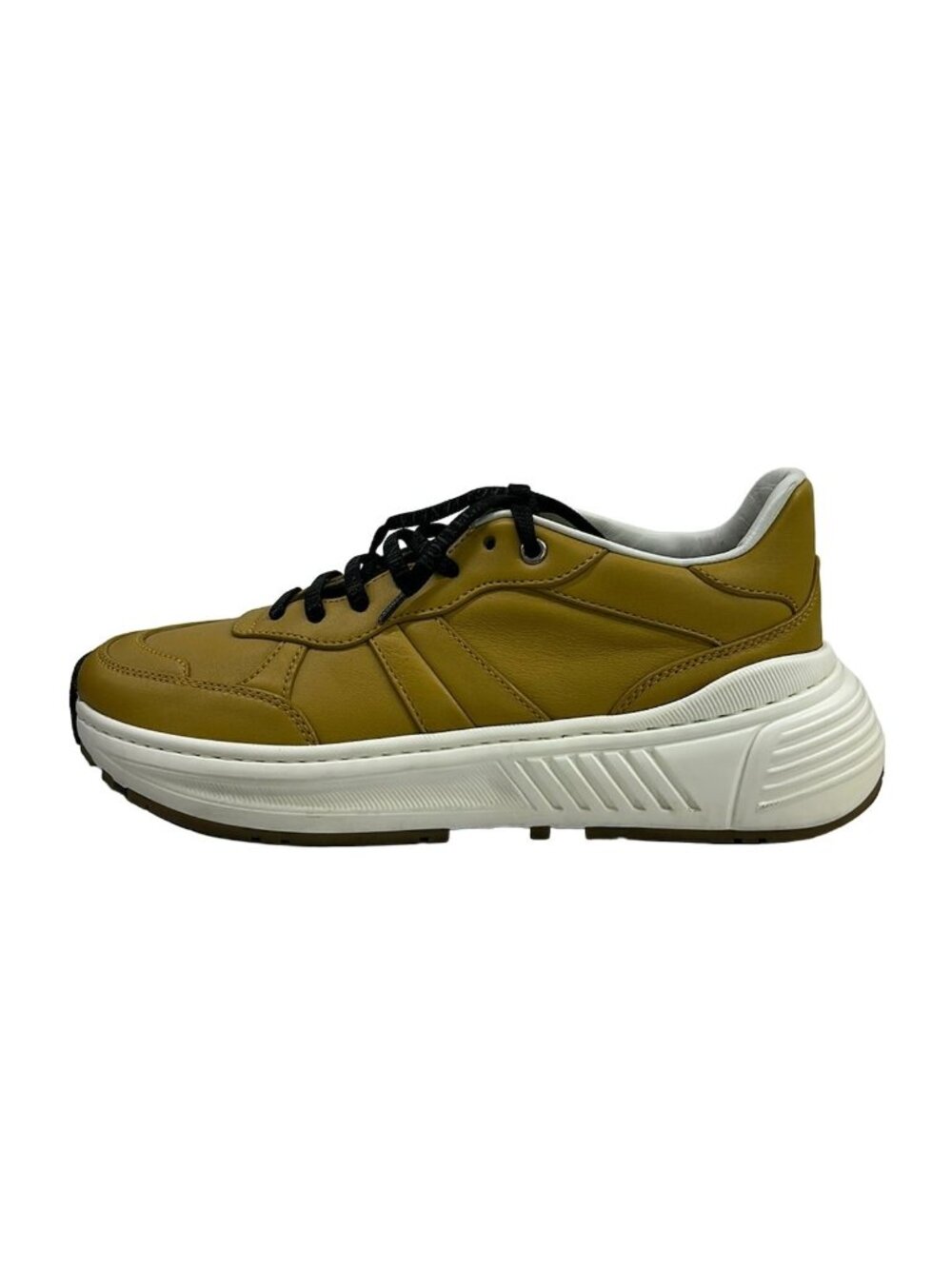 Bottega Veneta Sneakers Dark Yellow Leather